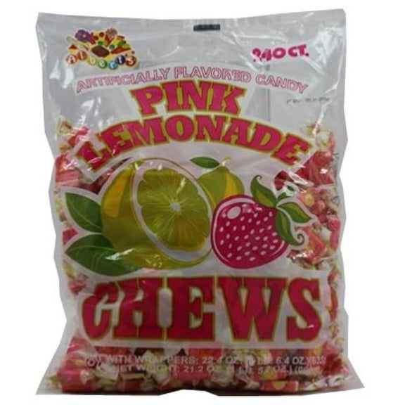 Alberts Fruit Chews Pink Lemonade 240 Count