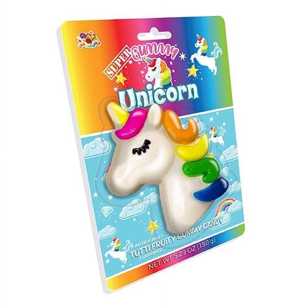 Albert's Super Gummy Unicorn Tutti Fruity Gummy Candy 5.29 oz.