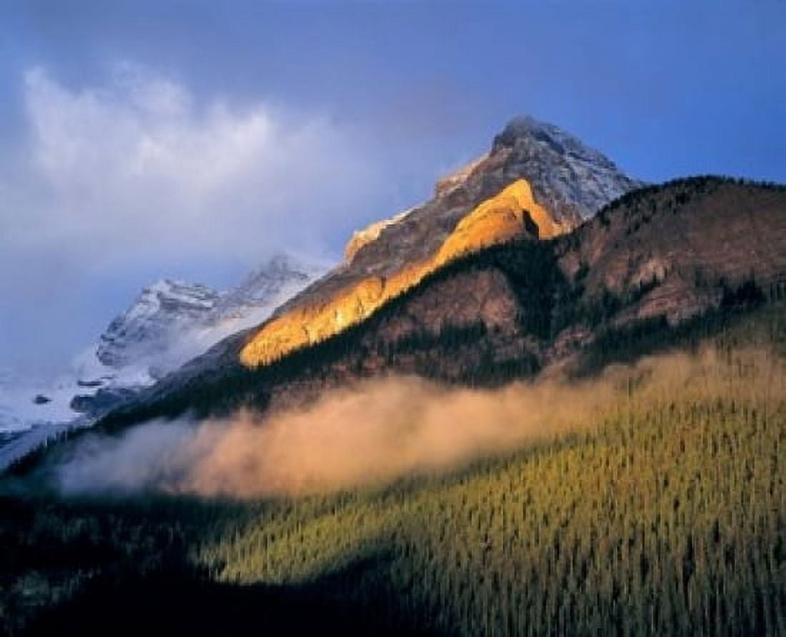 Alberta Banff NP Sunrise of the Canadian Rockies Canvas Art - Ric Ergenbright DanitaDelimont (20 x 16)