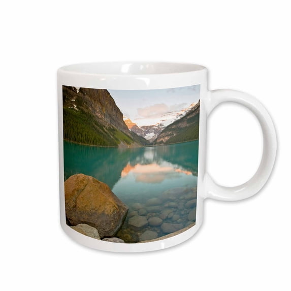 3drose, Alberta, Banff Np, Rocky Mountains, Lake Louise-cn01 Ldi0015 - Larry Ditto, 15oz Mug