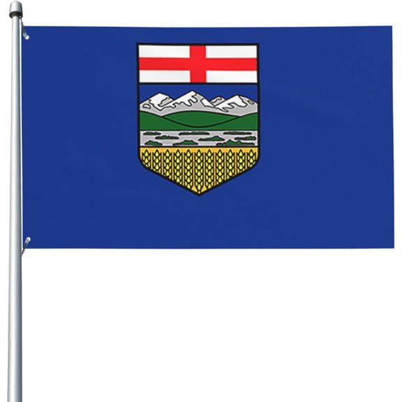 Alberta Flag Flag 3x5 Ft Flags Garden Flag Funny House Outdoor Banners Yard Flags Parade Banner Tapestry Room Wall With 2 Grommets O