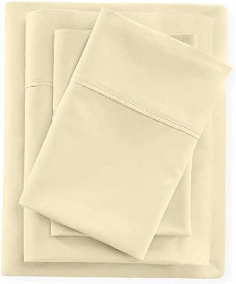 Alberta King Size Cotton Sheets Set, 4 Piece 400 Thread Count Luxury ...