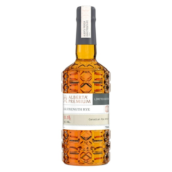 Alberta Premium Cask Strength Limited Edition Canadian Rye Whisky, 750 ml Bottle, 64% ABV