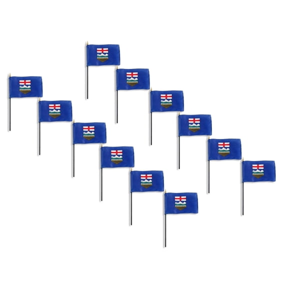 Alberta flag 4 x 6 inch - 12 PK