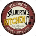thumbnail image 1 of Alberta's Kitchen 14" Round Metal Sign Bar Game Room Wall Decor 100140040334, 1 of 1
