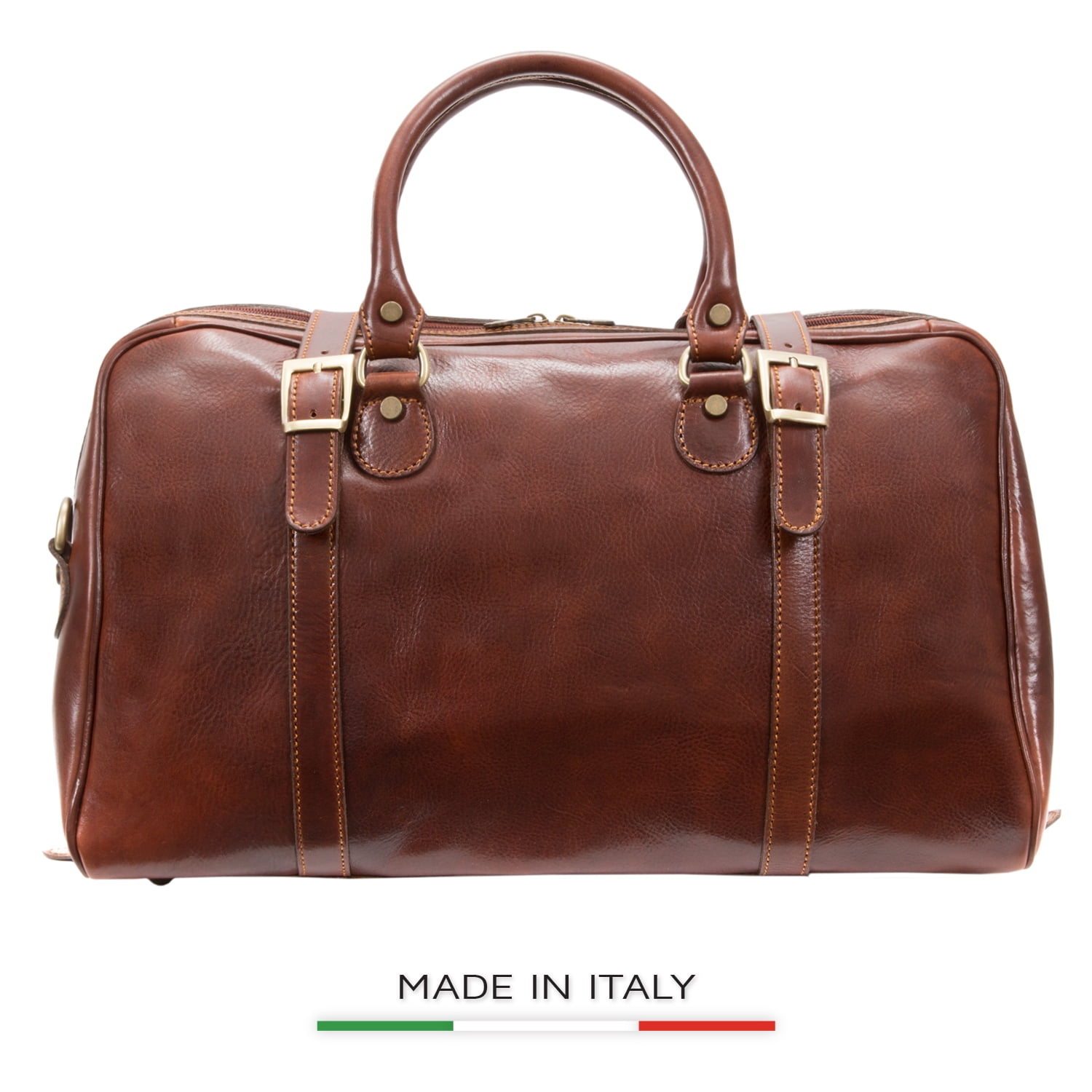 Alberto Bellucci Italian Leather Milano Carry-on Wayfarer Duffel