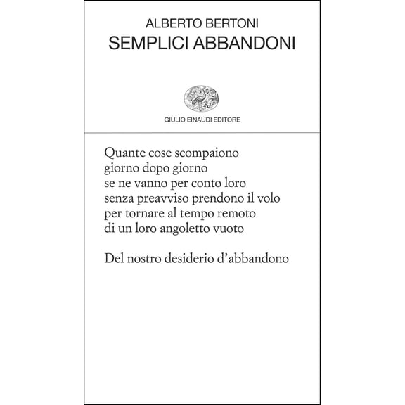 Alberto Bertoni Semplici abbandoni (Paperback)