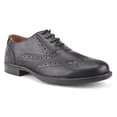 thumbnail image 1 of Alberto Fellini Men's Ouku Wing Tip Balmoral Full Brogue Lace Dress Shoes, 1 of 6