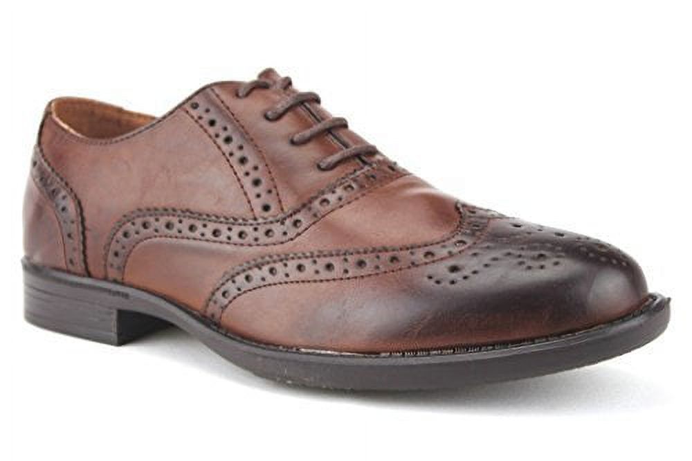 Alberto Fellini Men's Ouku Wing Tip Balmoral Full Brogue Lace Dress ...