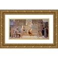 thumbnail image 1 of Alberto Fuster 14x9 Gold Ornate Wood Frame and Double Matted Museum Art Print Titled - Aphotheosis of Peace (1903), 1 of 4