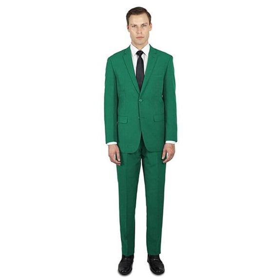 Alberto Nardoni Mens Suit 2 Piece Suit Regular Cut Flat Front Pants