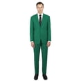 thumbnail image 1 of Alberto Nardoni Mens Suit 2 Piece Suit Regular Cut Flat Front Pants, 1 of 1