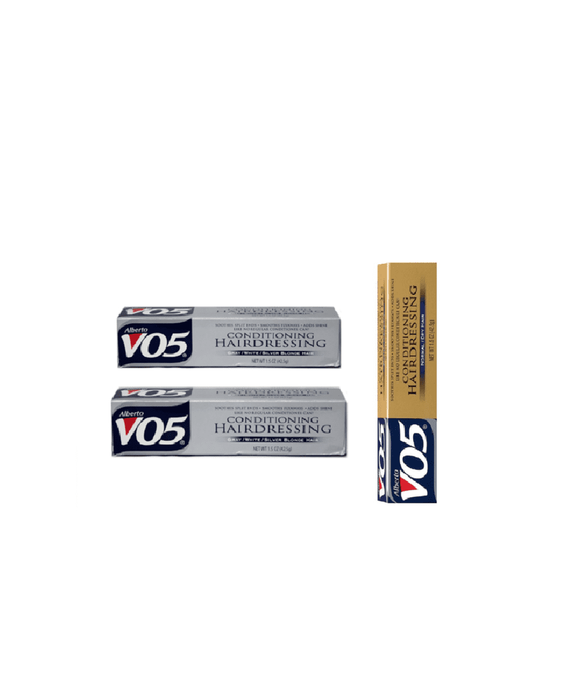 Alberto VO5 Conditioning Hair Dressing Cream, 1.75 oz (Normal & Gray/Silver Blonde Hair) 3ct