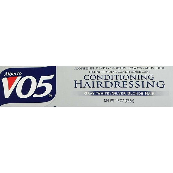 Alberto VO5 Conditioning HairDressing Gray/White/Silver Hair 1.5 oz, 4-Pack