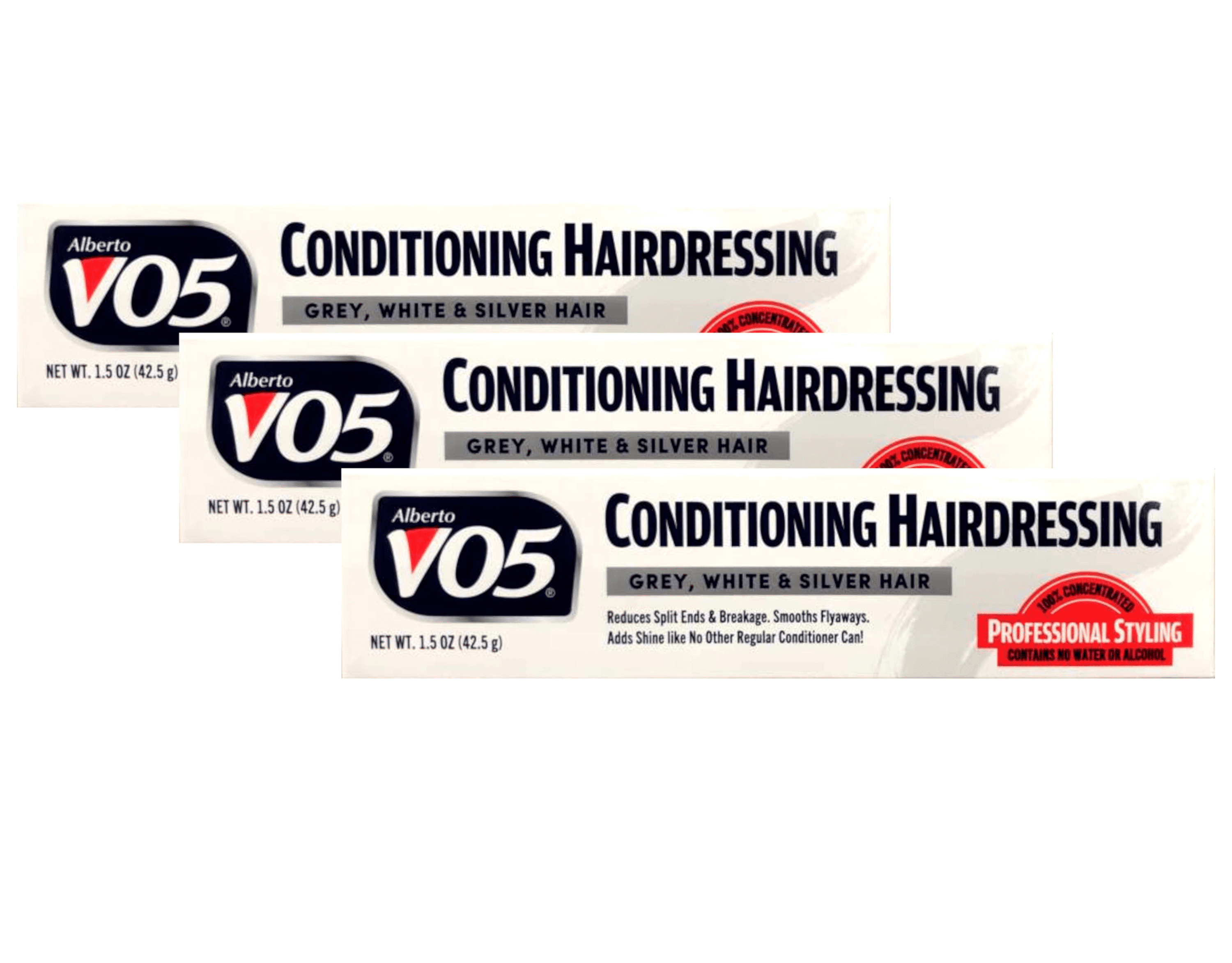 Alberto VO5 Conditioning Hairdressing Gray/White/Silver Blonde Hair (Pack of 3)