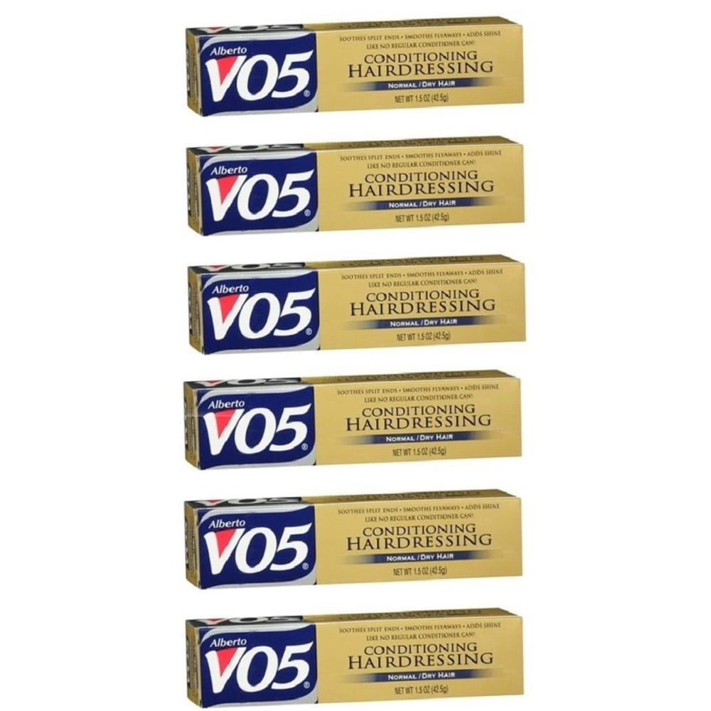 V05 Alberto VO5 Conditioning Hairdressing for Normal/Dry Hair - 1.5 oz (Pack of 6)