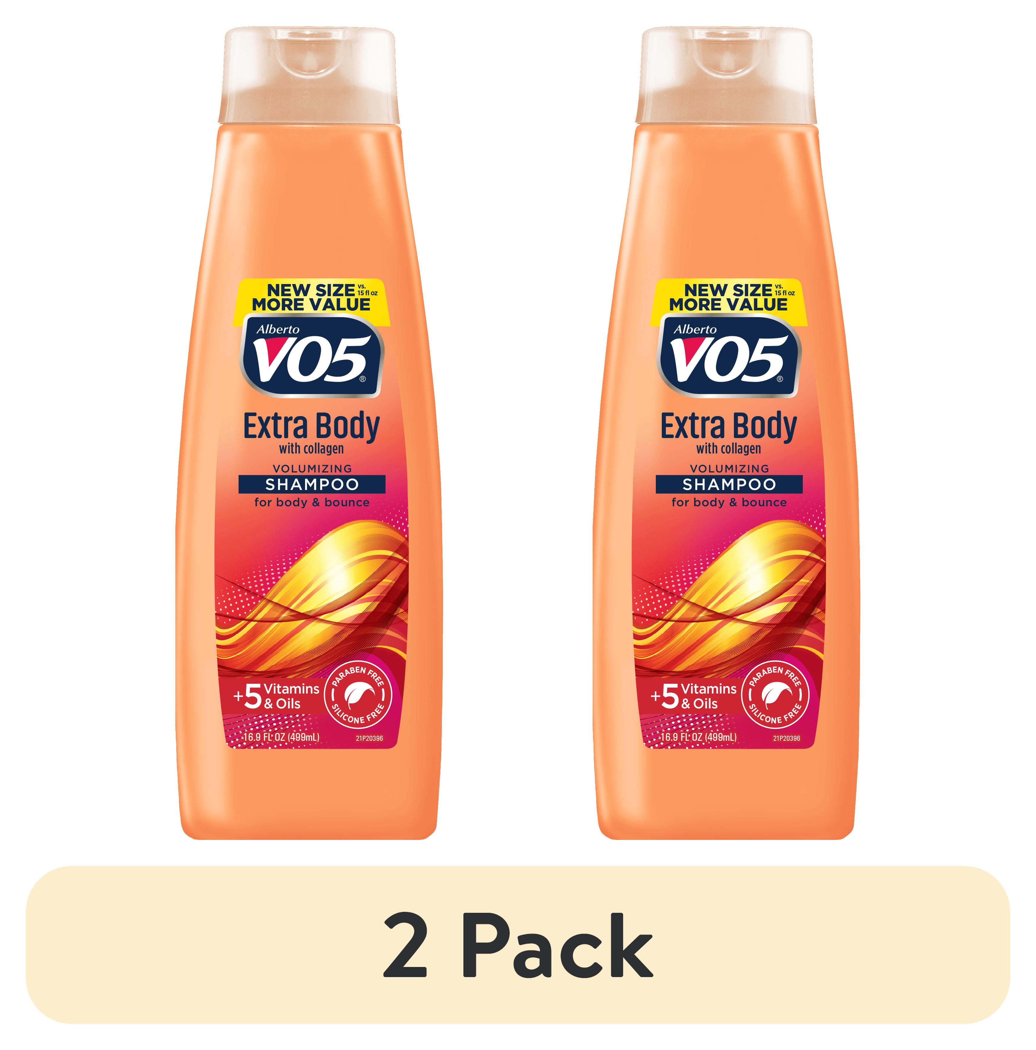 (2 pack) Alberto VO5 Extra Body Volumizing Shampoo with Collagen for