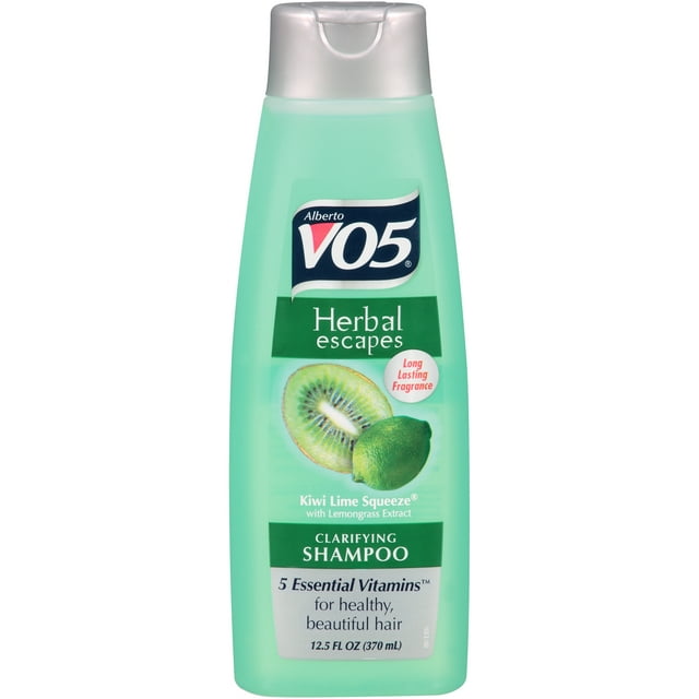 Alberto VO5 Herbal Escapes Clarifying Shampoo, Kiwi Lime Squeeze, 12.5 Oz