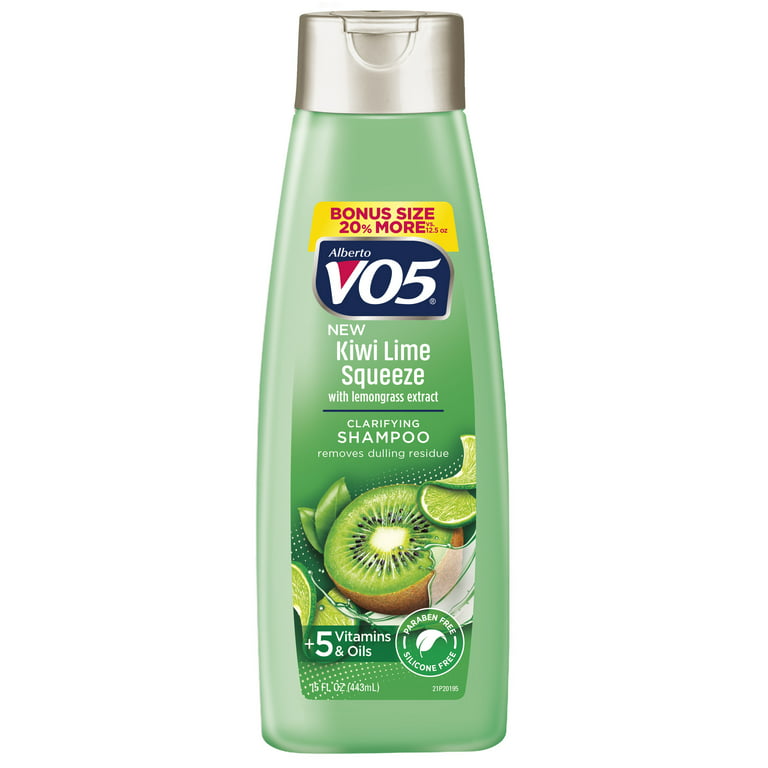Såkaldte St narre Alberto VO5 Kiwi Lime Clarifying & Nourishing Daily Hair Shampoo, with  Vitamin E & C, 15 fl oz - Walmart.com