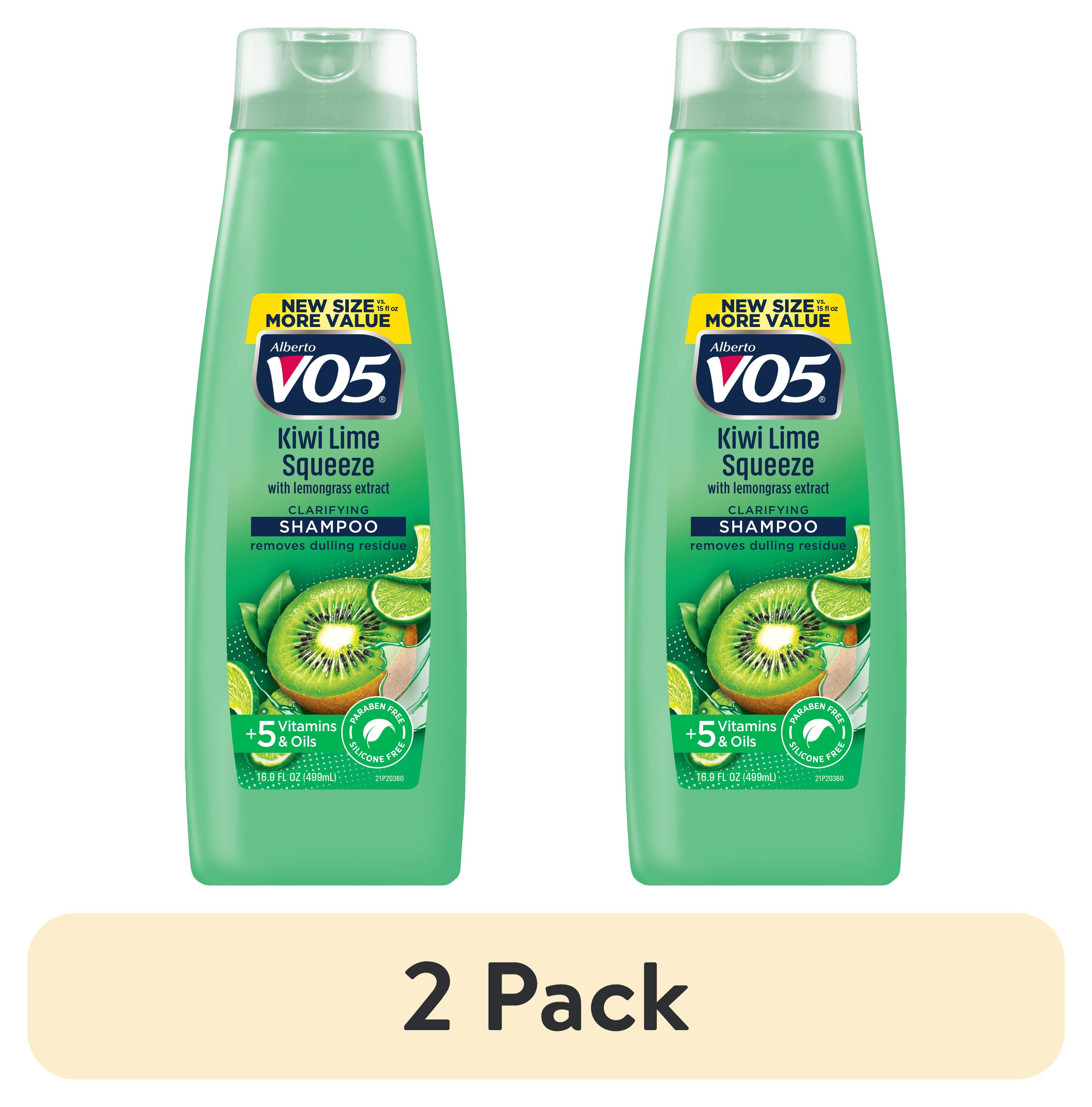 (2 pack) Alberto VO5 Kiwi Lime Squeeze Clarifying Shampoo with Vitamin