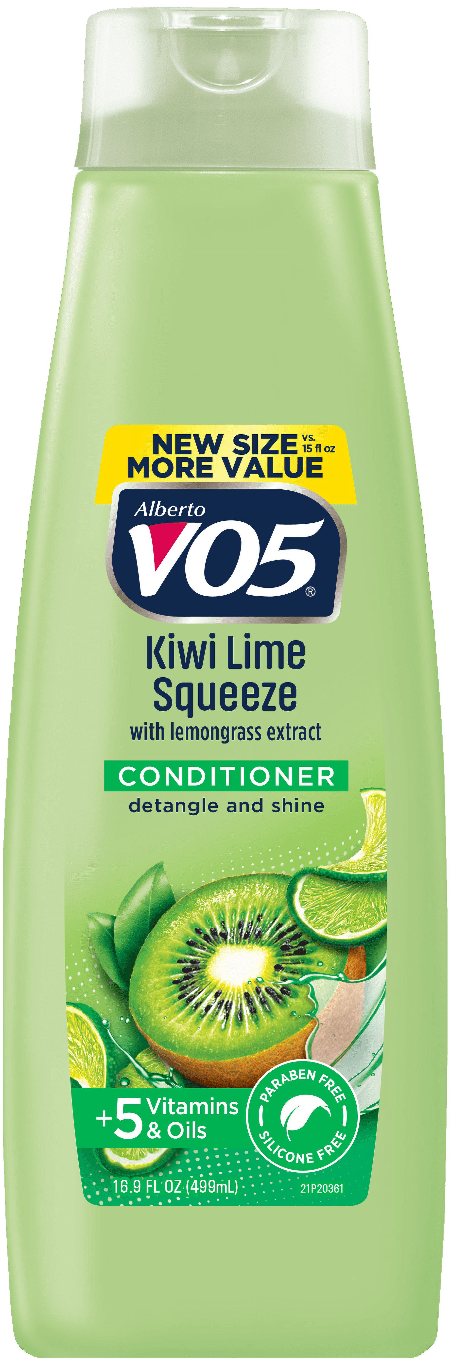 Alberto VO5 Kiwi Lime Squeeze Conditioner with Vitamin E & C, for All Hair Types, 16.9 fl oz - image 1 of 6