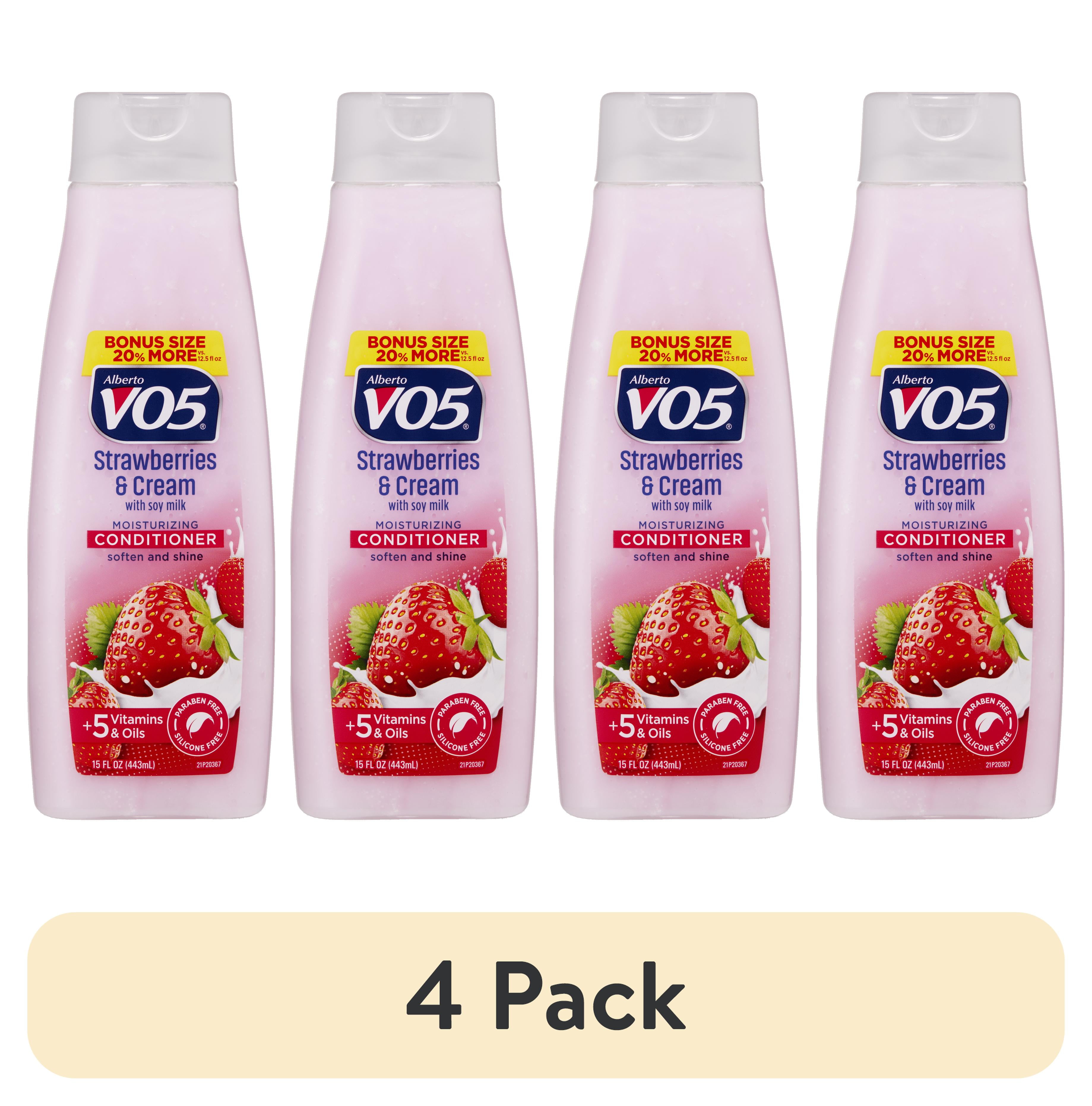 Alberto VO5 Moisture Milks Strawberry and Cream Hair Conditioner, 15 fl
