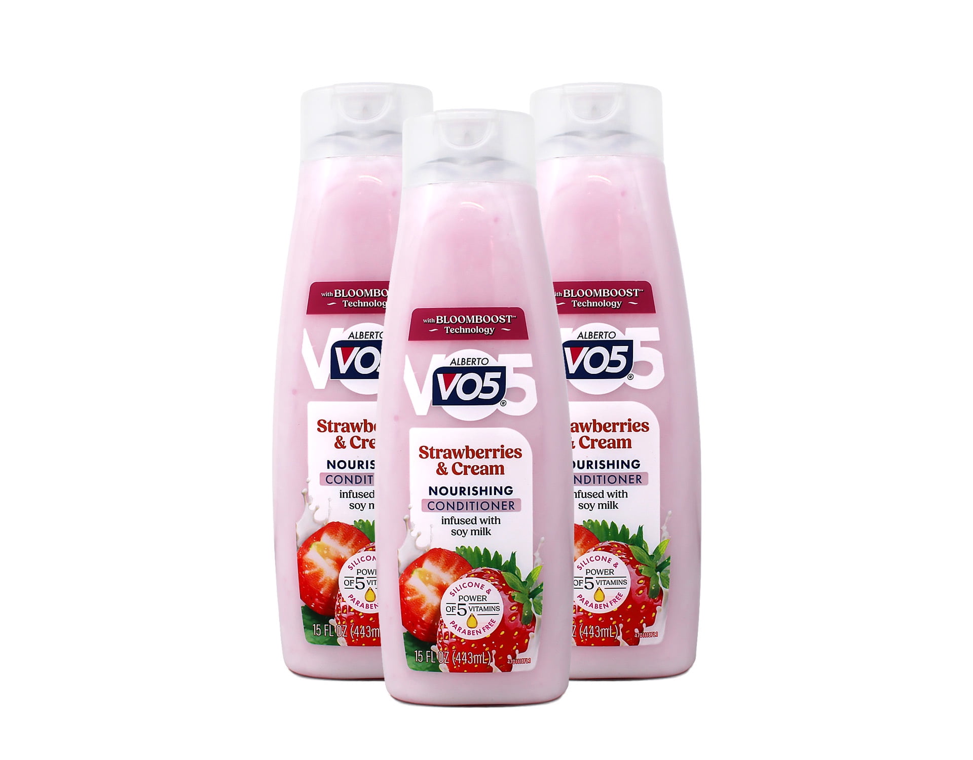 Alberto VO5 Moisturizing Conditioner, Strawberries and Cream (Pack of 3)