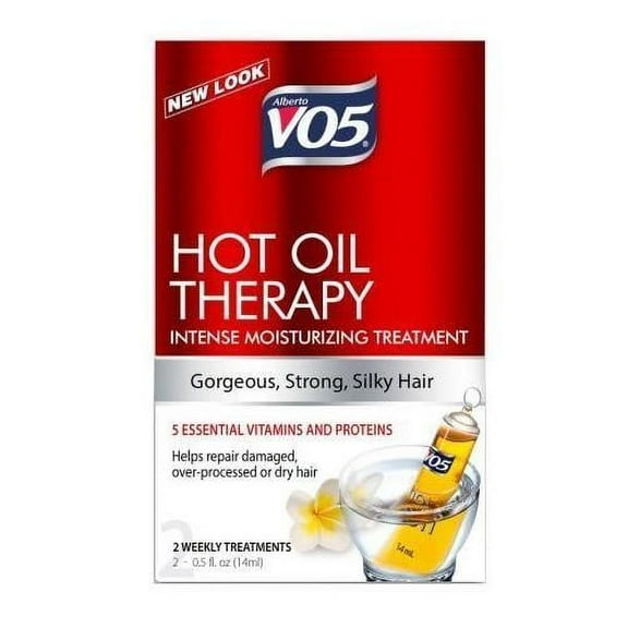 Alberto VO5 Moisturizing Hot Oil Treatment, 0.5 Ounce, 2-Count Tubes (3 Pack)