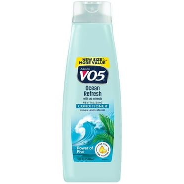 Alberto VO5 Ocean Refresh Revitalizing Conditioner with Sea Minerals, for All Hair Types, 16.9 fl oz (Pump)