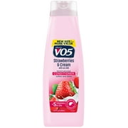 Alberto VO5 Strawberries & Cream Moisturizing Conditioner, for All Hair Types, 16.9 fl oz (Squeeze)