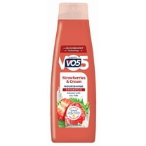 Alberto VO5 Strawberries & Cream Nourishing Shampoo with Soy Milk, Paraben Free, Vitamin-Enriched Formula for Soft, Healthy Hair