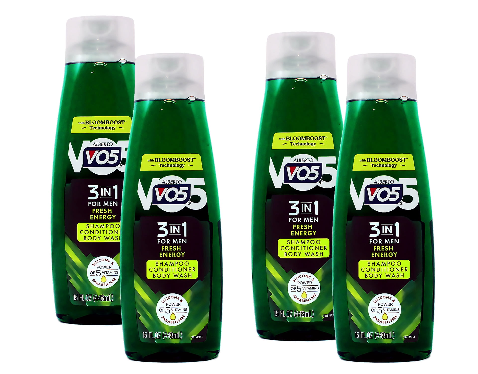 Alberto Vo5 Men 3-In-1 Shampoo Conditioner Body Wash Fresh Energy