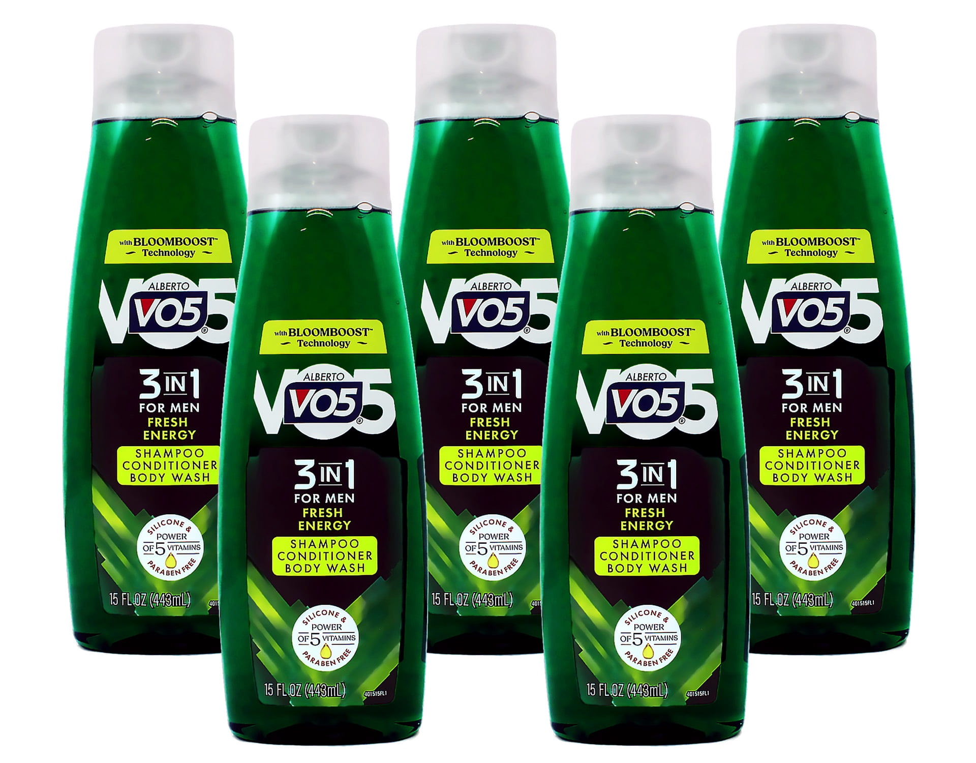 Alberto Vo5 Men 3-In-1 Shampoo Conditioner Body Wash Fresh Energy