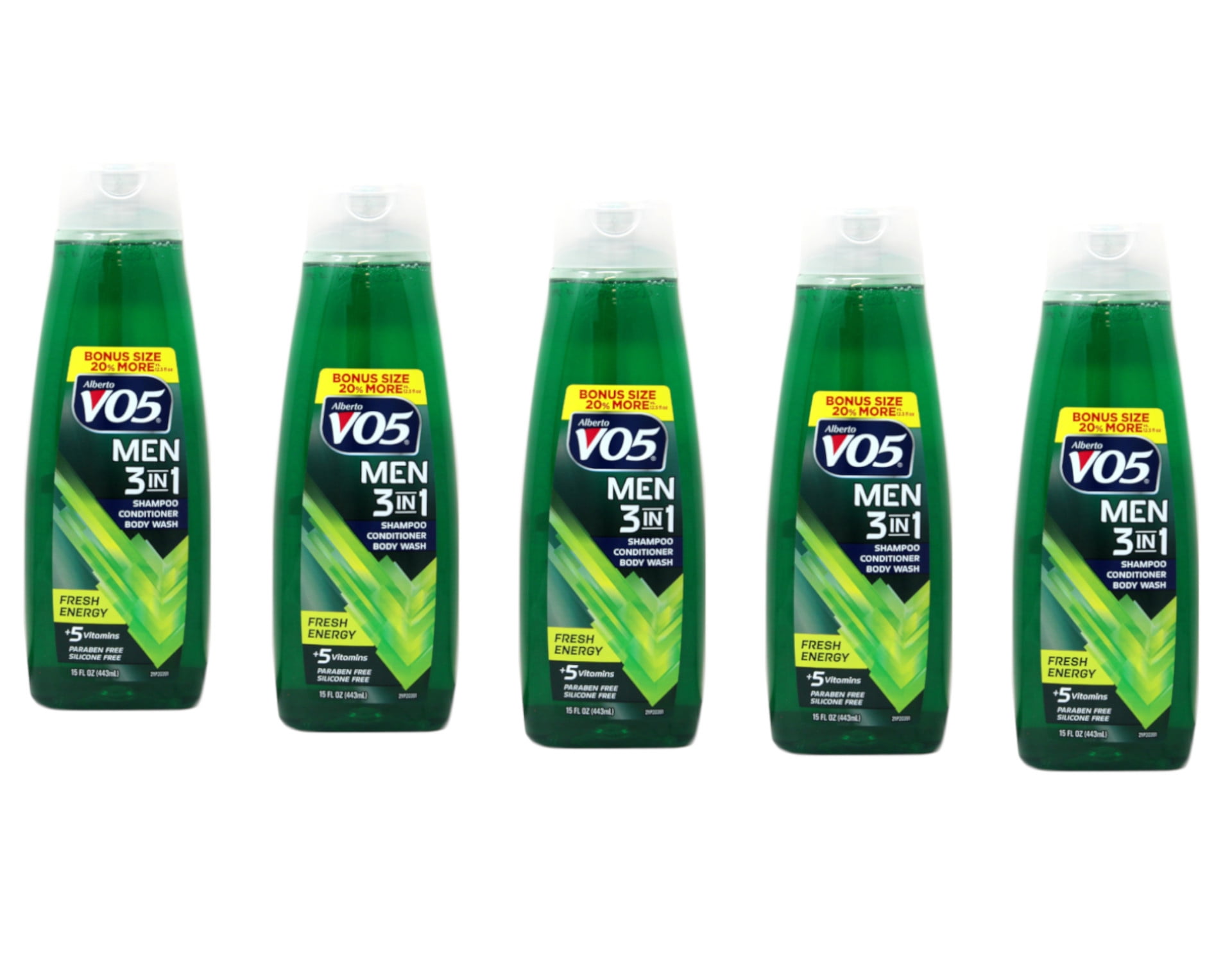 Alberto Vo5 Men 3In1 Shampoo Conditioner Body Wash Fresh Energy Scent