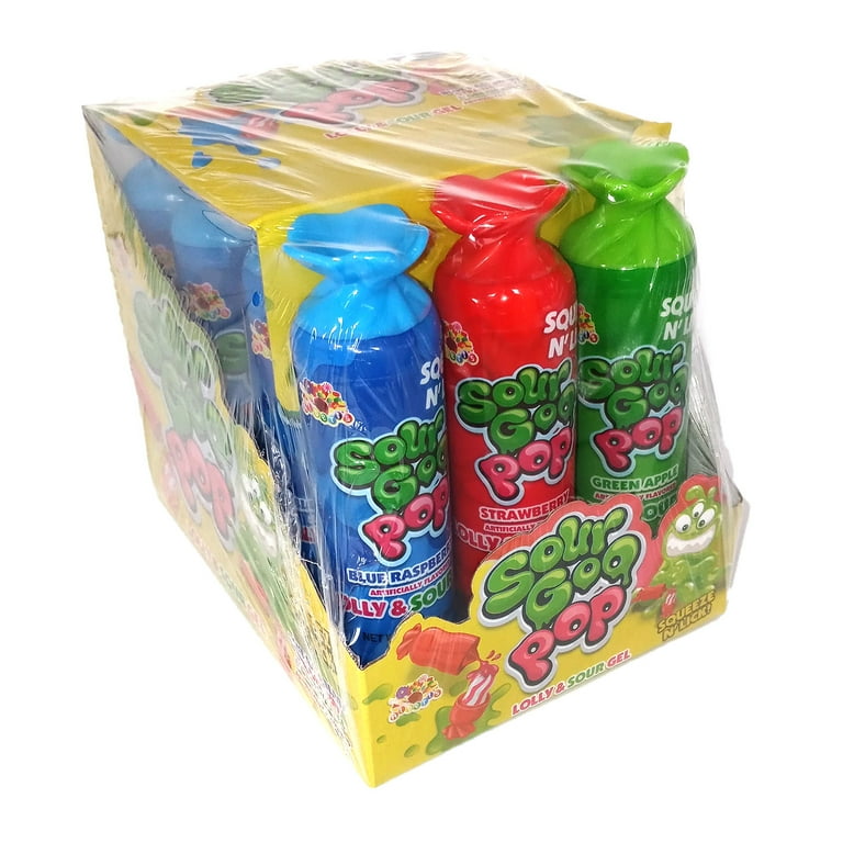 Alberts Dip N Fizz Sour Goo Pops 12ct Box - Walmart.com