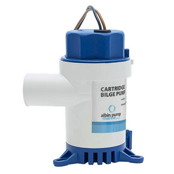 Albin 01-02-005 Cartridge Bilge Pump - 12V, 1100 GPH