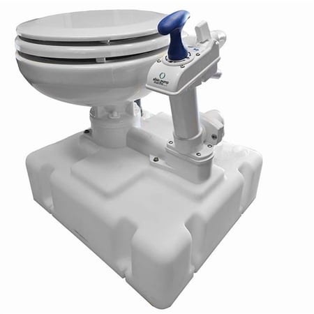 Albin Group 07-06-015 Voyager Manual Toilet System with Tank