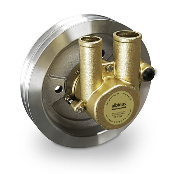 Albin Pump Marine 0501045 Engine Cooling Pump V Belt Pulley 2