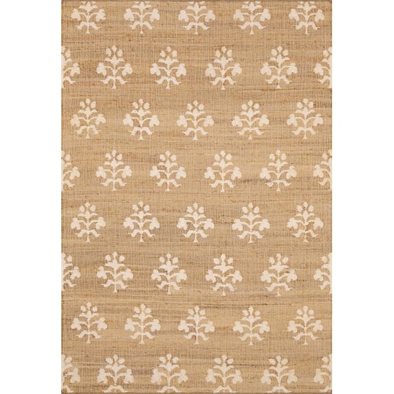 BoutiqueRugs Albina Contemporary Area Rug - Natural, Ivory - 9' x 12'