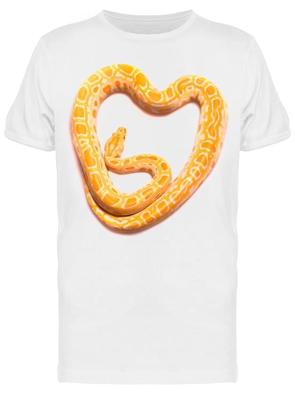 Albino Python T-Shirt Men -Image by Shutterstock, Male Small
