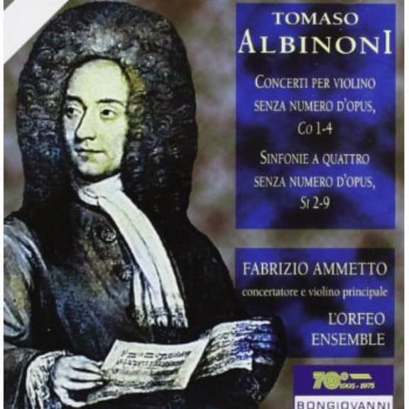 Albinoni / Ammetto / L'orfeo Ensemble - Concerti for Violin / Sinfonia a Quattro - Music & Performance - CD
