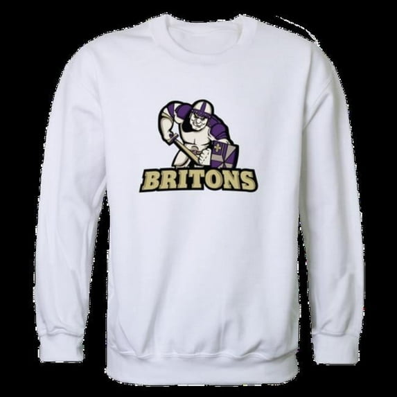 Albion Britons College Crewneck Sweatshirt, White - Medium