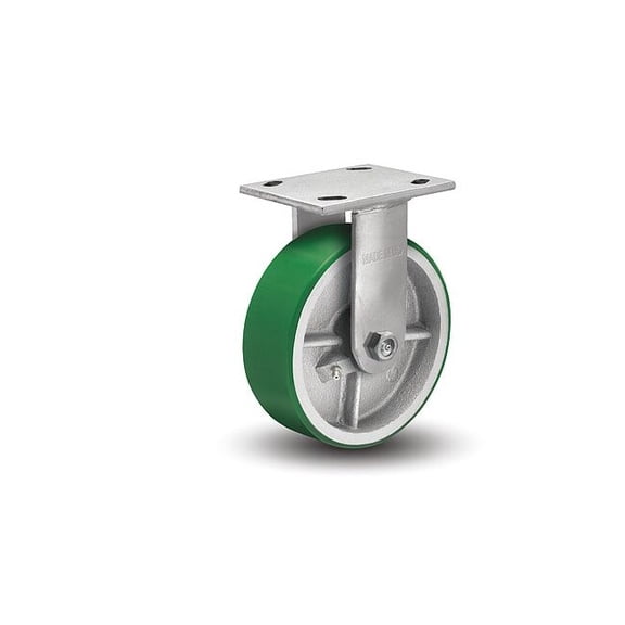 Albion Plate Caster,Rigid,Polyurethane,9 1/2"H 16PI08201R