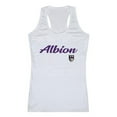 thumbnail image 1 of Albion College Britons Script Tank Top, White - Extra Large, 1 of 1