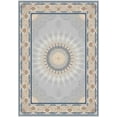thumbnail image 1 of Albion Flatweave Grey Sunburst Area Rug 6'6" x 9'6", 1 of 5