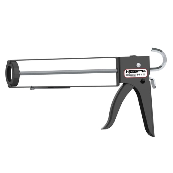 Albion H10 Viper Line 10oz Manual Skeleton Caulk Gun with Hex Rod, 10:1 Thrust Ratio Cartridge Sealant Applicator