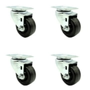 Albion Industries 04TM03041S Caster Replacement Set - Service Caster Brand