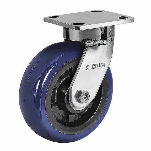 Albion Kingpinless Plate Caster,Wheel 2" W 120EG04229S