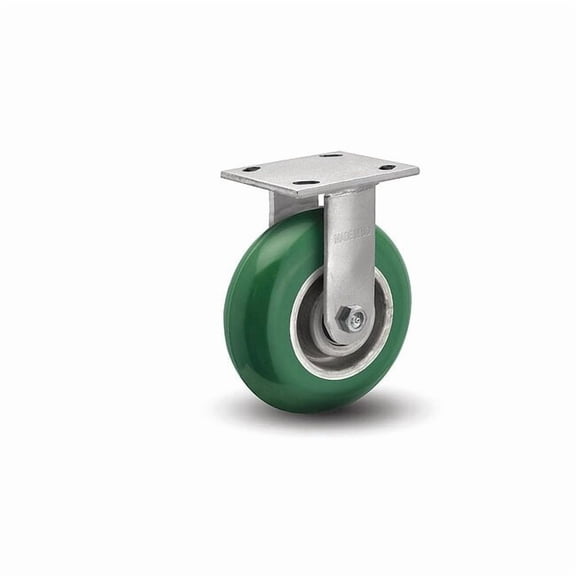 Albion Plate Caster,Rigid,Polyurethane,9 1/2"H 16PM08228R
