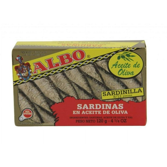 Albo Sardines in Olive Oil (Small 8.5ct), 4.25oz